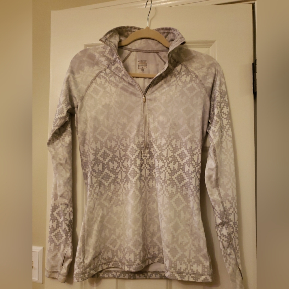 Womans Nike Pro Athletic Quarterzip Shirt Size Medium